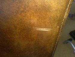 Leather Chair and Leather Suite Scuff removal