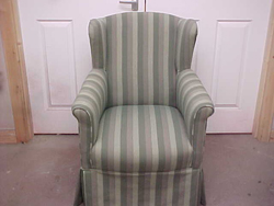 Reupholstery of chairs and furniture